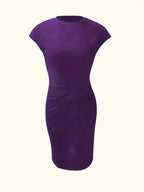 Hannah | Women's Midi Dress | Short Sleeve-Women Dress-Pick NewYork