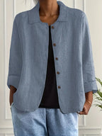 Ava | Women's Button Front Shirt | Long Sleeve-Women Shirt-Pick NewYork