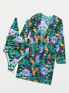 Elizabeth | Women's Floral Swimsuit Set | Beachwear-Women Swimsuit-Pick NewYork