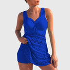 Eleanor | Women's Swim Dress Set | Skirt Beachwear-Women Swimsuit-Pick NewYork