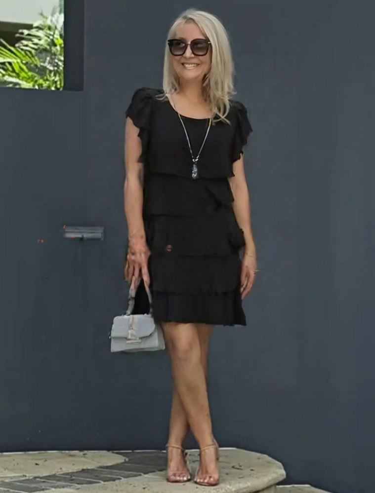 Riley | Women's Layered Midi Dress | Occasion Wear-Women Dress-Pick NewYork