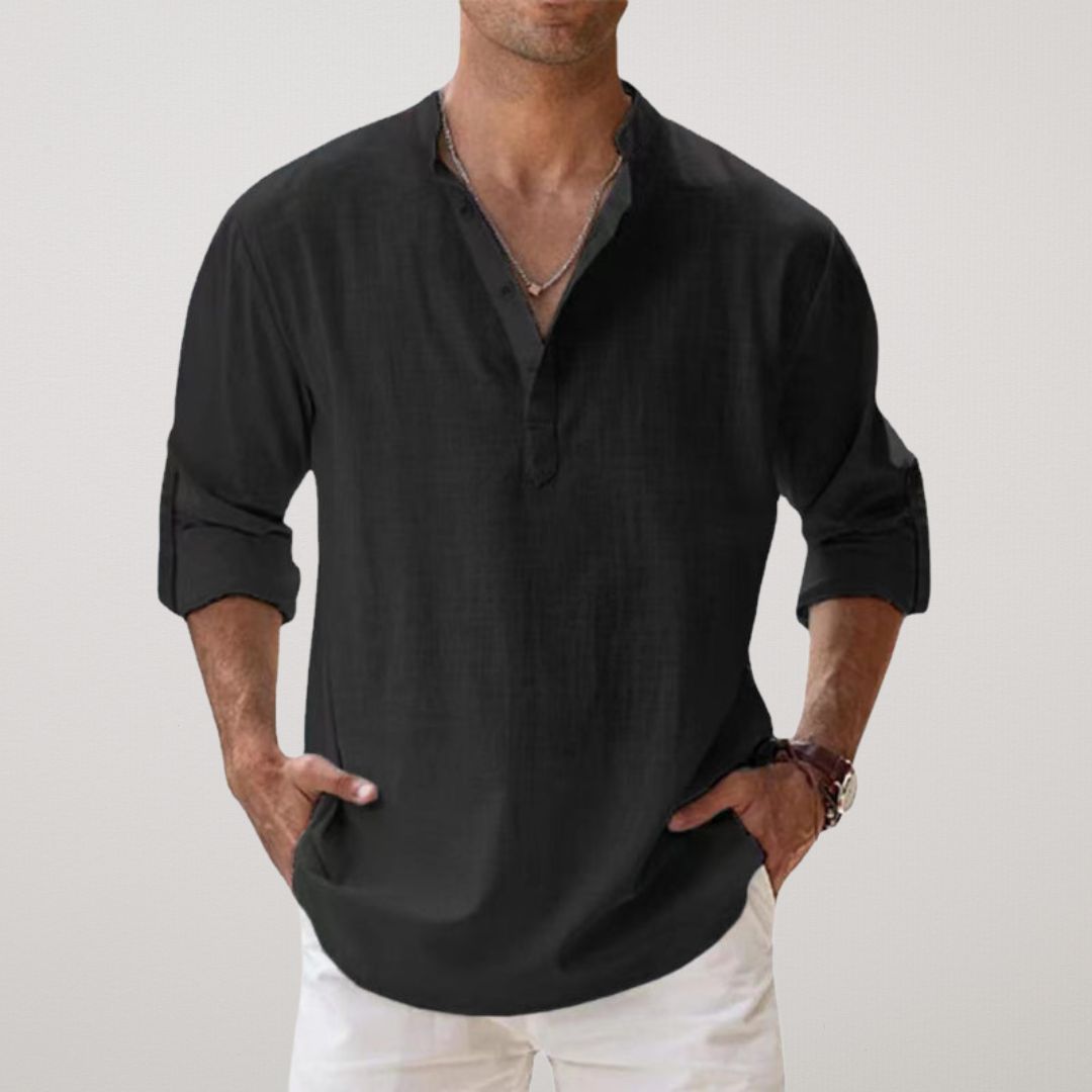 Noah | Men's Button Down Shirt | Long Sleeve-Men Shirt-Pick NewYork