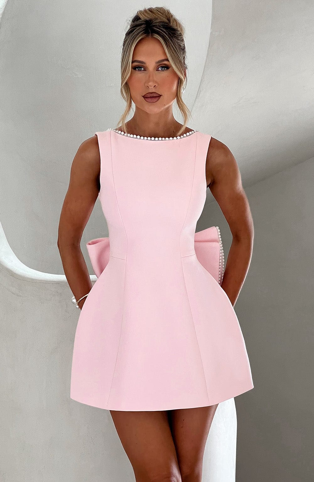 Sophia | Women's Structured Mini Dress | Wedding Guest Wear-Women Dress-Pick NewYork