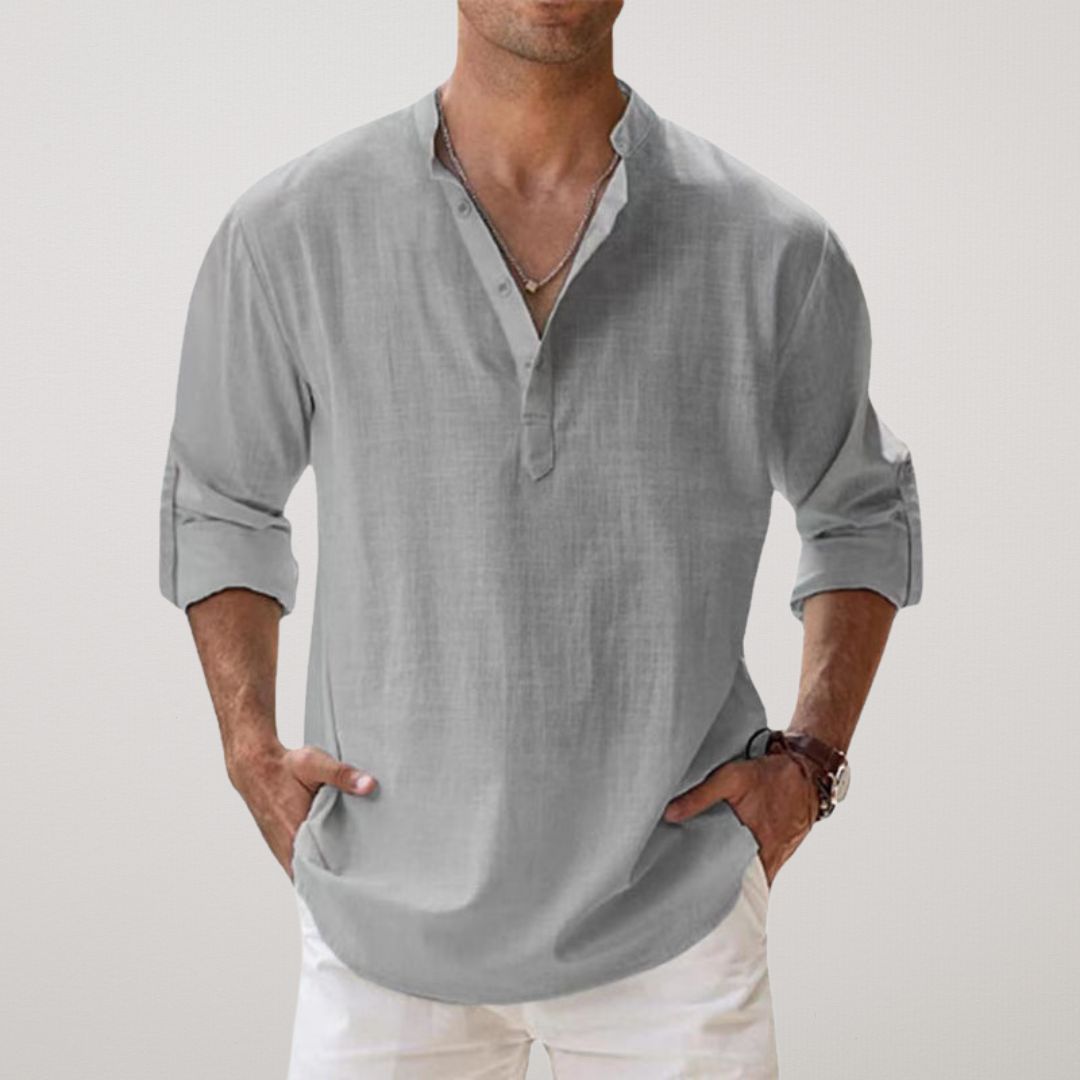 Noah | Men's Button Down Shirt | Long Sleeve-Men Shirt-Pick NewYork