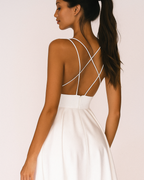 Grace | Women's Strappy Midi Dress | Wedding Guest Occasion-Women Dress-Pick NewYork