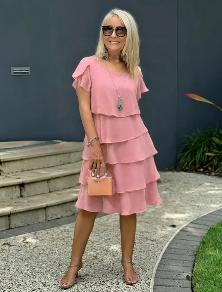 Riley | Women's Layered Midi Dress | Occasion Wear-Women Dress-Pick NewYork