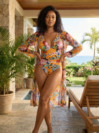 Elizabeth | Women's Floral Swimsuit Set | Beachwear-Women Swimsuit-Pick NewYork