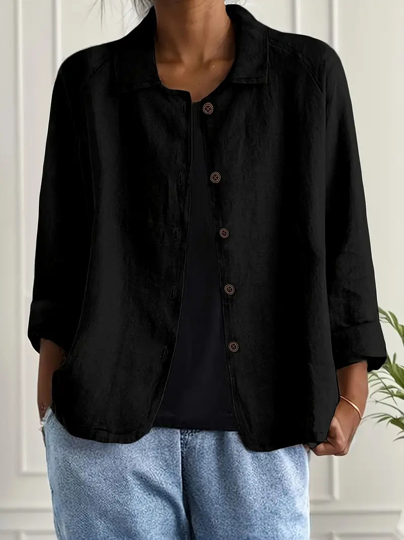 Ava | Women's Button Front Shirt | Long Sleeve-Women Shirt-Pick NewYork