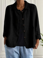 Ava | Women's Button Front Shirt | Long Sleeve-Women Shirt-Pick NewYork
