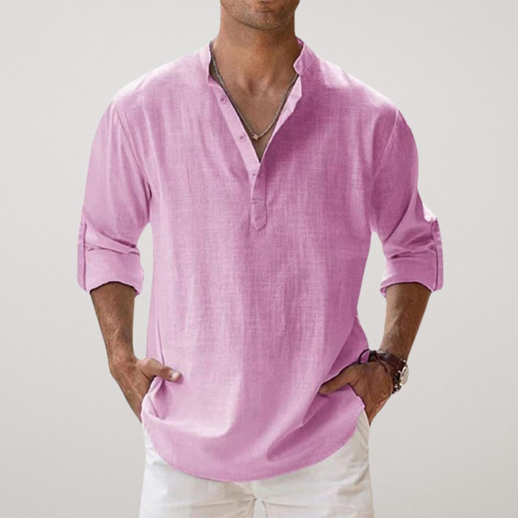 Noah | Men's Button Down Shirt | Long Sleeve-Men Shirt-Pick NewYork