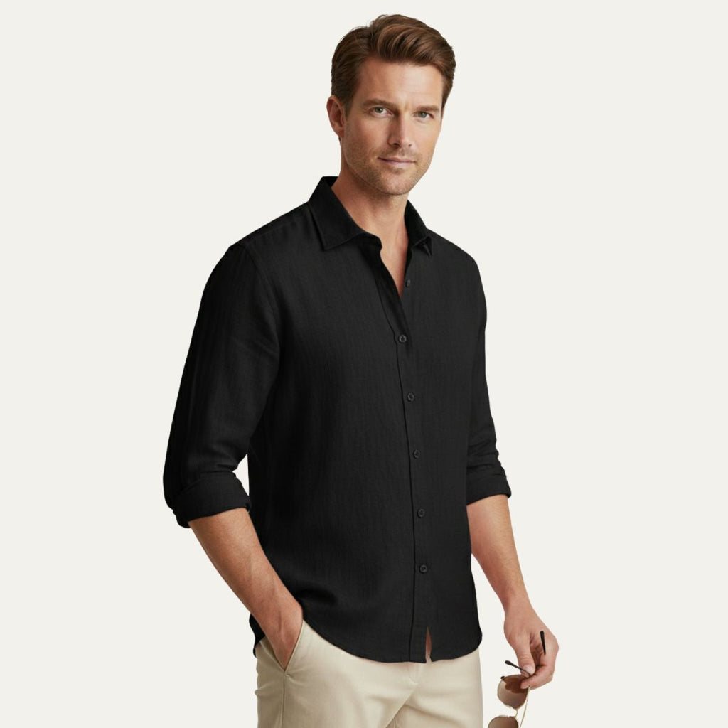 Carter | Men's Button Up Shirt | Long Sleeve-Men Shirt-Pick NewYork