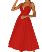 Grace | Women's Strappy Midi Dress | Wedding Guest Occasion-Women Dress-Pick NewYork