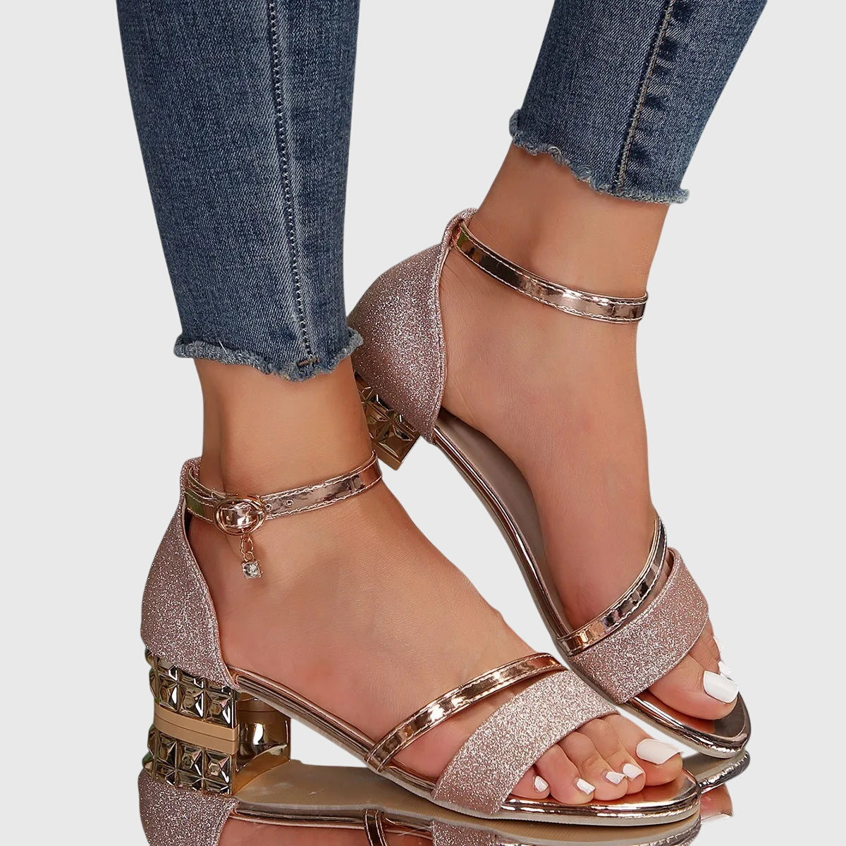 Lily | Women's Block Heel Sandals | Open Toe-Women Sandals-Pick NewYork