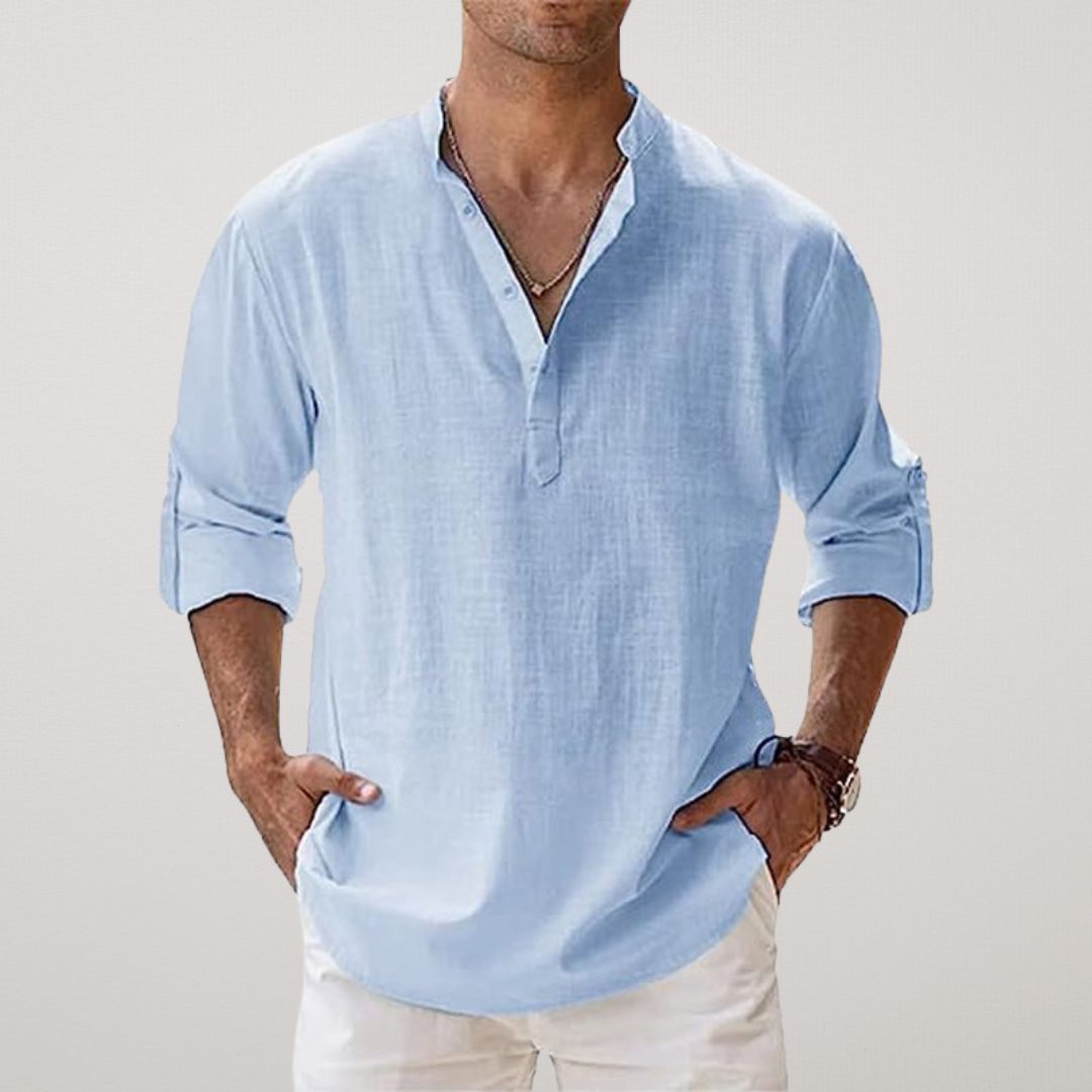 Noah | Men's Button Down Shirt | Long Sleeve-Men Shirt-Pick NewYork