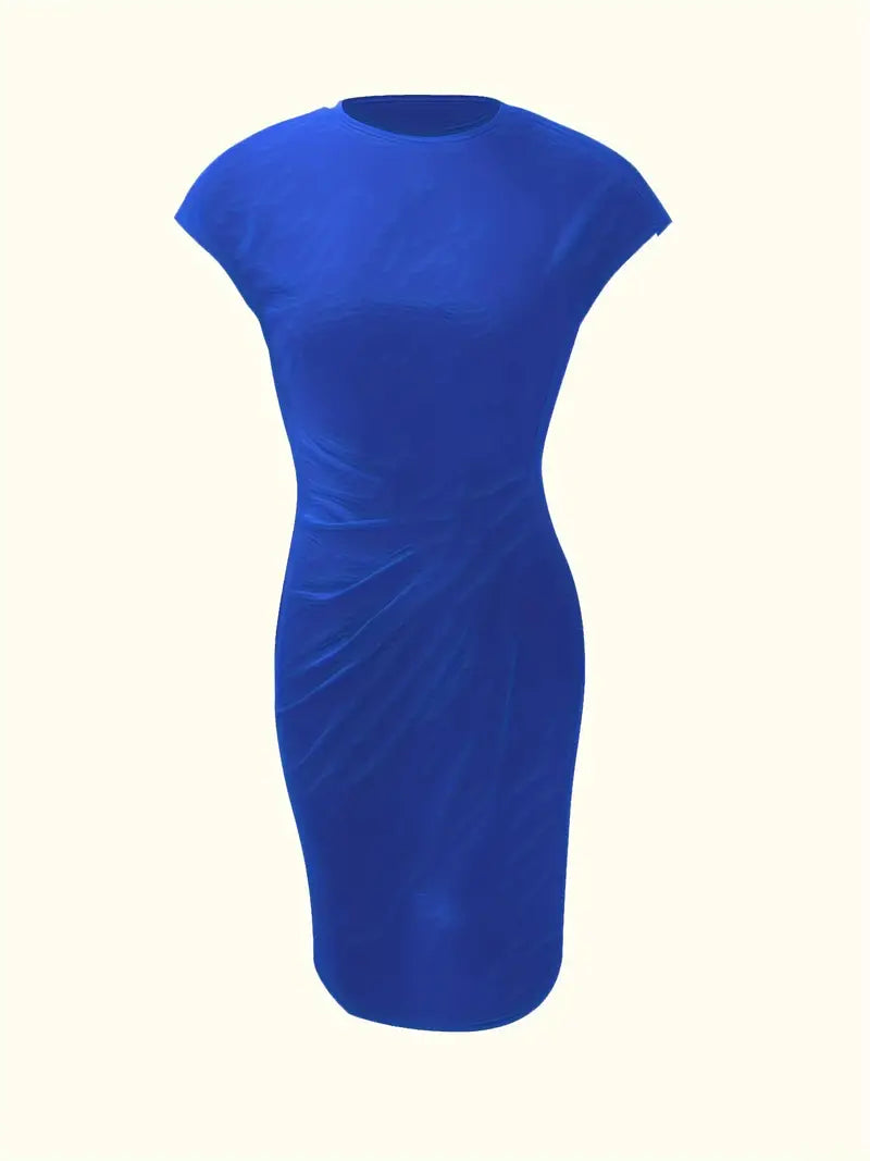 Hannah | Women's Midi Dress | Short Sleeve-Women Dress-Pick NewYork