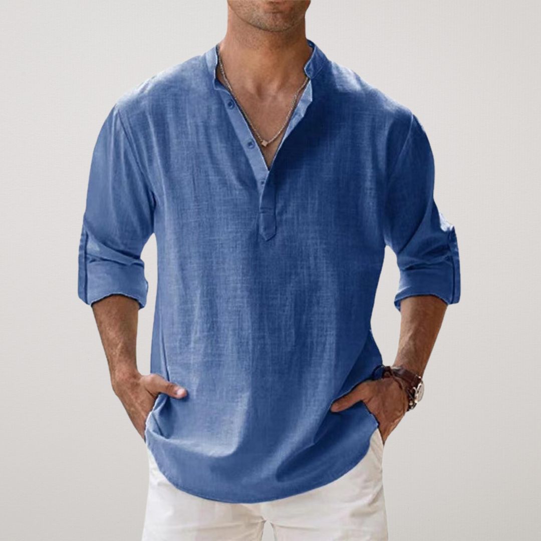 Noah | Men's Button Down Shirt | Long Sleeve-Men Shirt-Pick NewYork