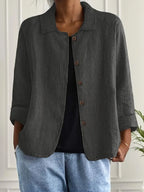 Ava | Women's Button Front Shirt | Long Sleeve-Women Shirt-Pick NewYork