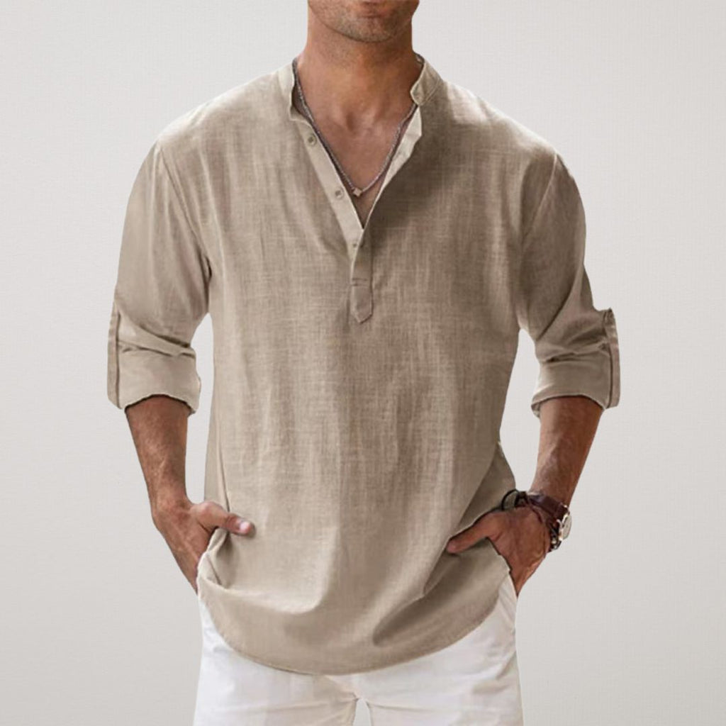 Noah | Men's Button Down Shirt | Long Sleeve-Men Shirt-Pick NewYork