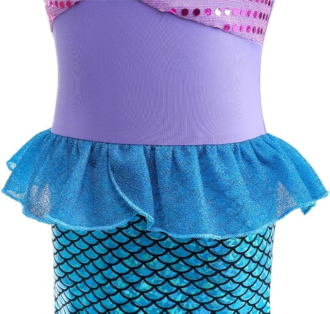 Chloe | Girls' Mermaid Costume | Sparkling Fantasy Dress Up-Kids Costume-Pick NewYork