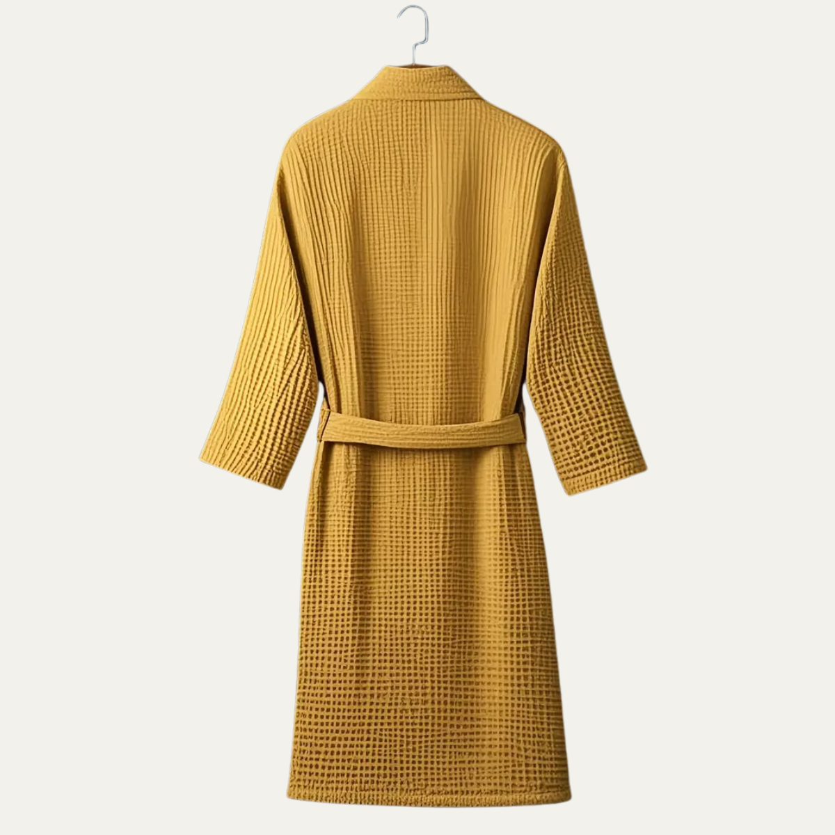 Everett | Men's Waffle Bath Robe | Soft Cotton Spa Loungewear-Men Robe-Pick NewYork