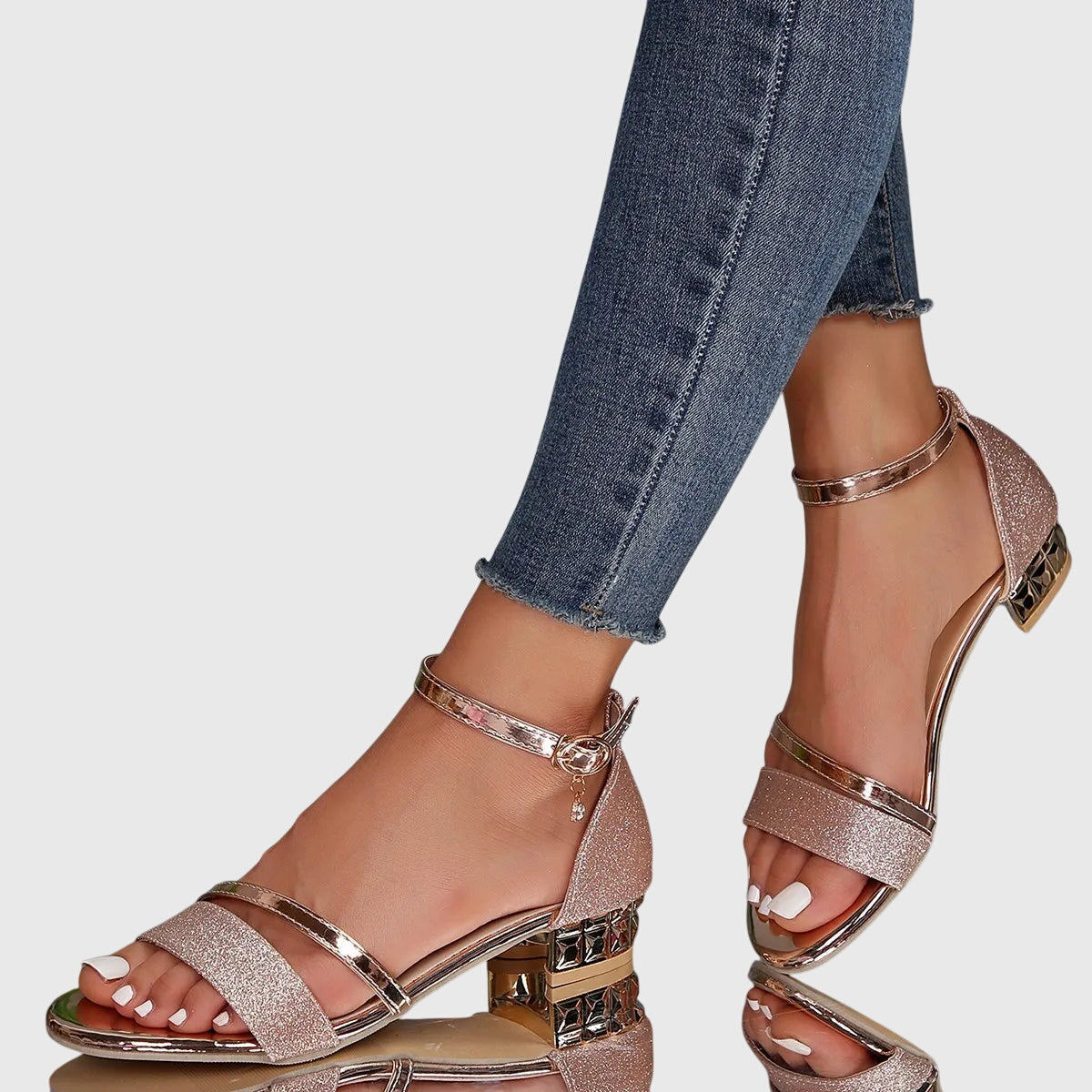 Lily | Women's Block Heel Sandals | Open Toe-Women Sandals-Pick NewYork