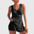 Eleanor | Women's Swim Dress Set | Skirt Beachwear-Women Swimsuit-Pick NewYork