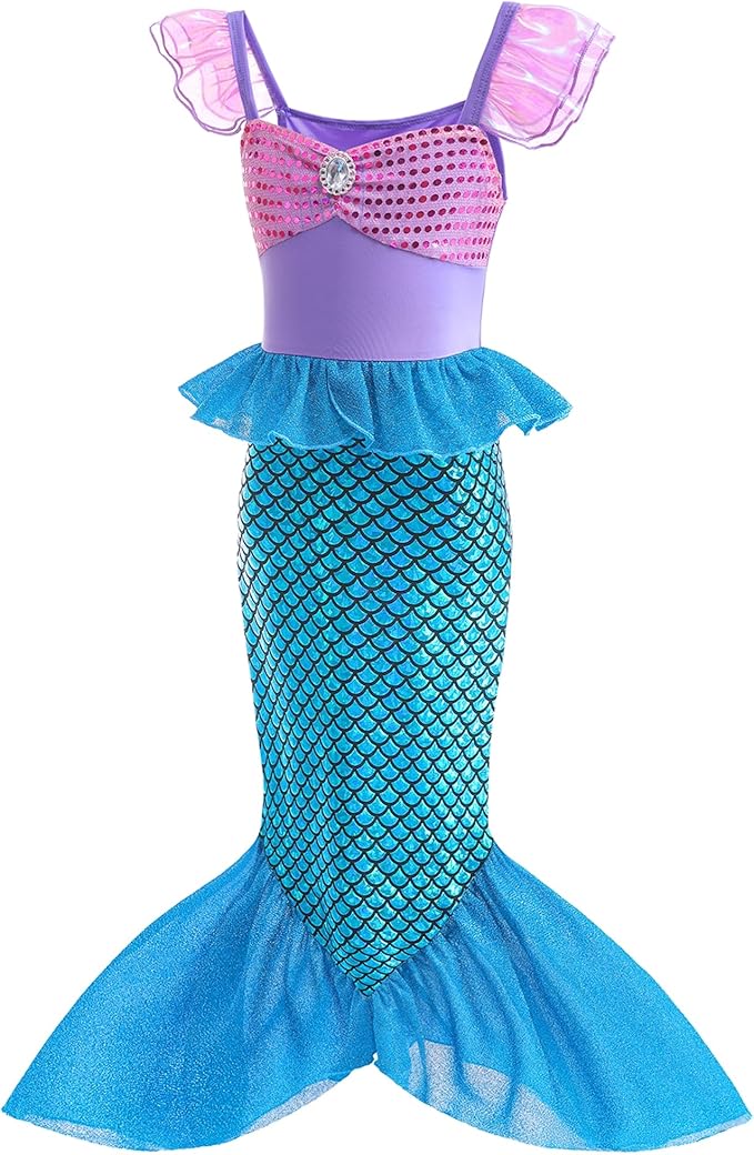 Chloe | Girls' Mermaid Costume | Sparkling Fantasy Dress Up-Kids Costume-Pick NewYork