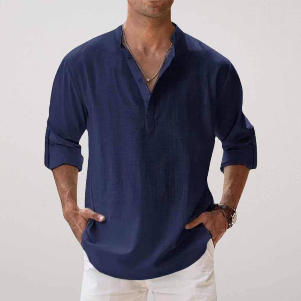 Noah | Men's Button Down Shirt | Long Sleeve-Men Shirt-Pick NewYork