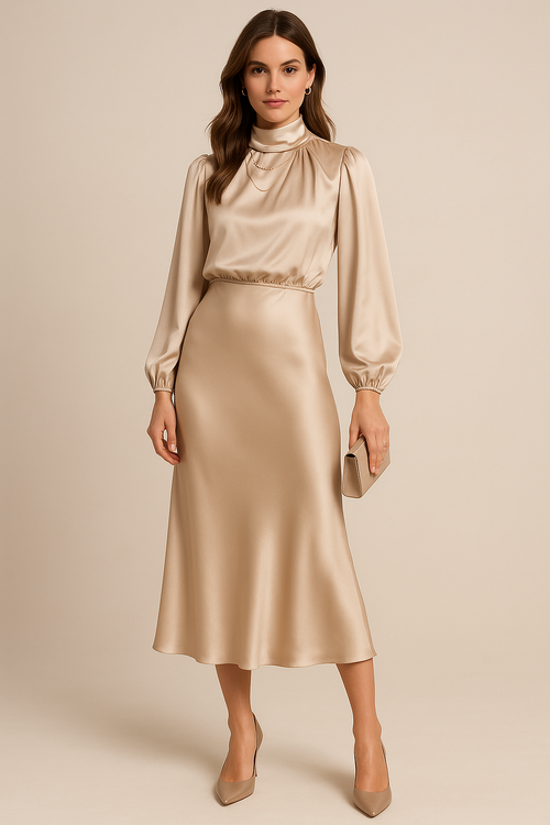 Charlotte | Women's Midi Dress | Wedding Guest Occasion-Women Dress-Pick NewYork