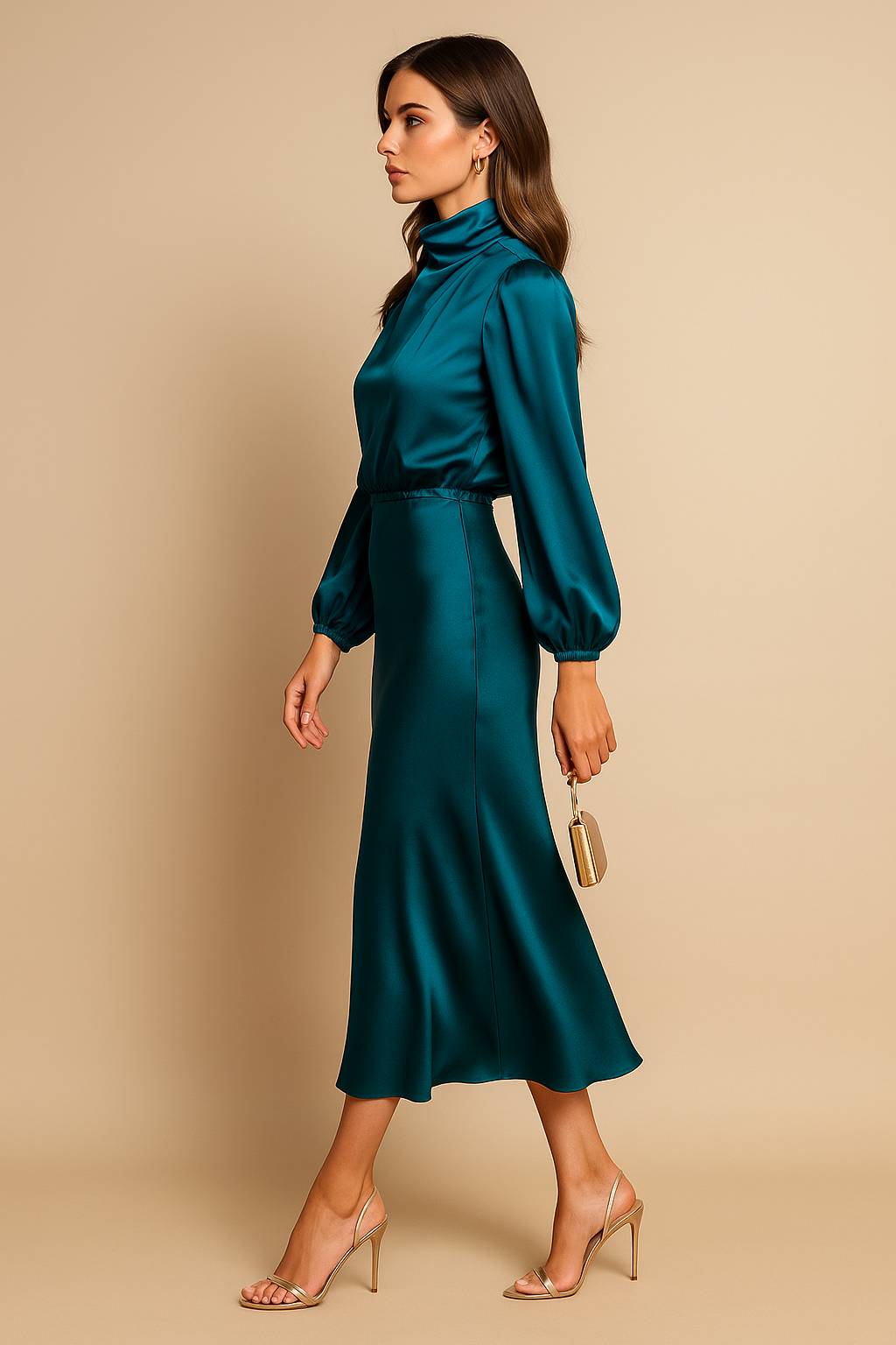 Charlotte | Women's Midi Dress | Wedding Guest Occasion-Women Dress-Pick NewYork