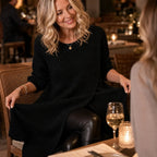 Aveline | Women’s Wrap Front Tunic Top | Long Sleeve Asymmetrical Hem-Pick NewYork