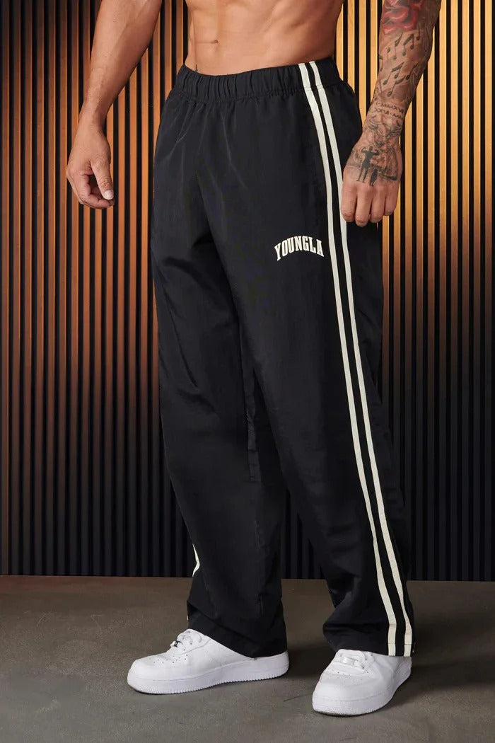 Ryder | Men's Baggy Joggers | Double Stripe Drawstring Fit-Men Pants-Pick NewYork