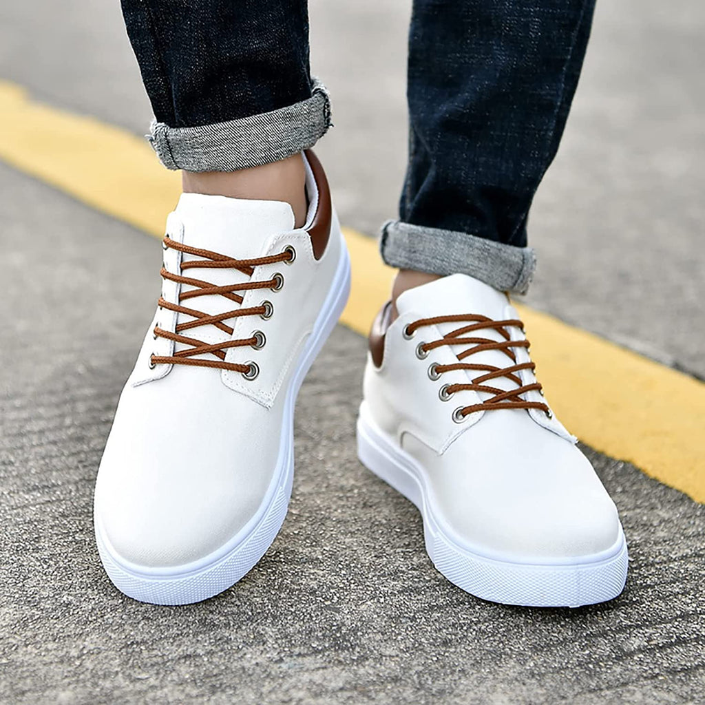 Cas | Men's Canvas Sneakers | White Sole Casual-Men Shoes-Pick NewYork
