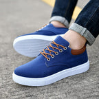 Cas | Men's Canvas Sneakers | White Sole Casual-Men Shoes-Pick NewYork