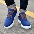 Cas | Men's Canvas Sneakers | White Sole Casual-Men Shoes-Pick NewYork