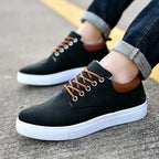 Cas | Men's Canvas Sneakers | White Sole Casual-Men Shoes-Pick NewYork