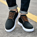 Cas | Men's Canvas Sneakers | White Sole Casual-Men Shoes-Pick NewYork