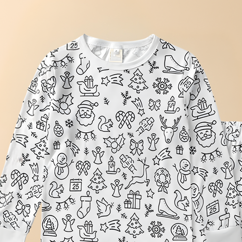 Noelle | Kids Christmas Pajama Set | Holiday Print Sleepwear-Kids Pajama-Pick NewYork
