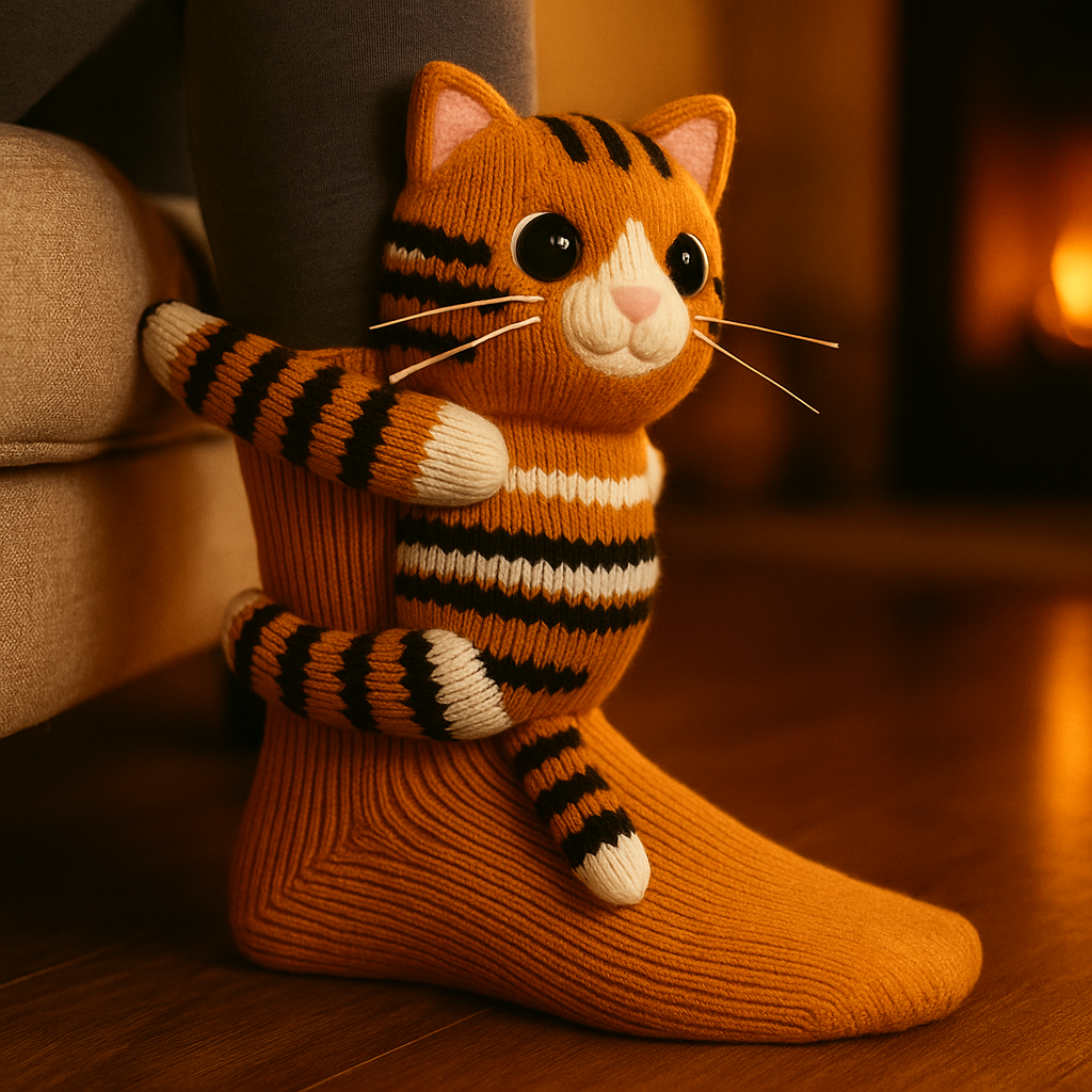 Finn | Unisex Animal Socks | Winter Home Socks-Socks-Pick NewYork