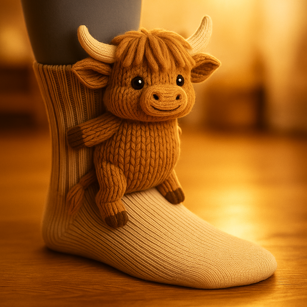 Finn | Unisex Animal Socks | Winter Home Socks-Socks-Pick NewYork