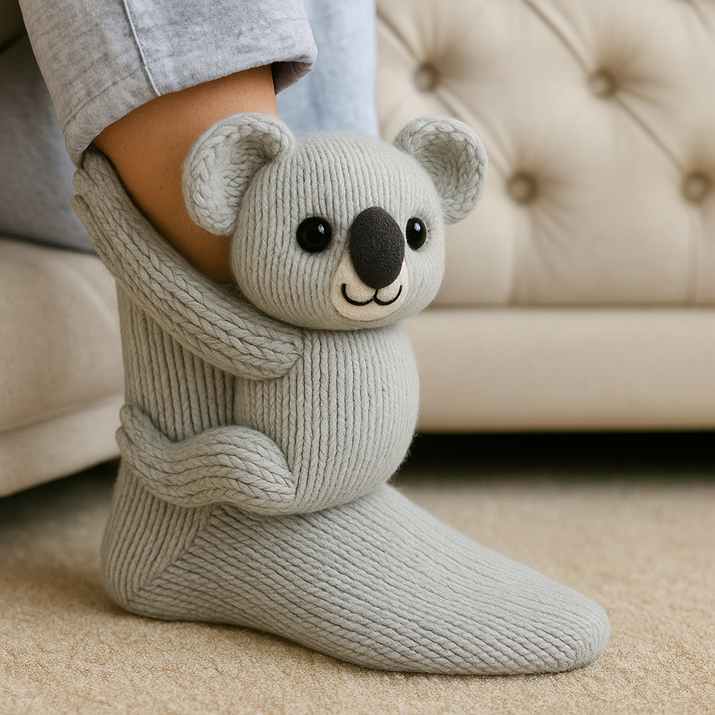 Finn | Unisex Animal Socks | Winter Home Socks-Socks-Pick NewYork