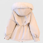 Elena | Women’s Hooded Parka Jacket | Plush Lining Zip Front Winter Wear-Pick NewYork