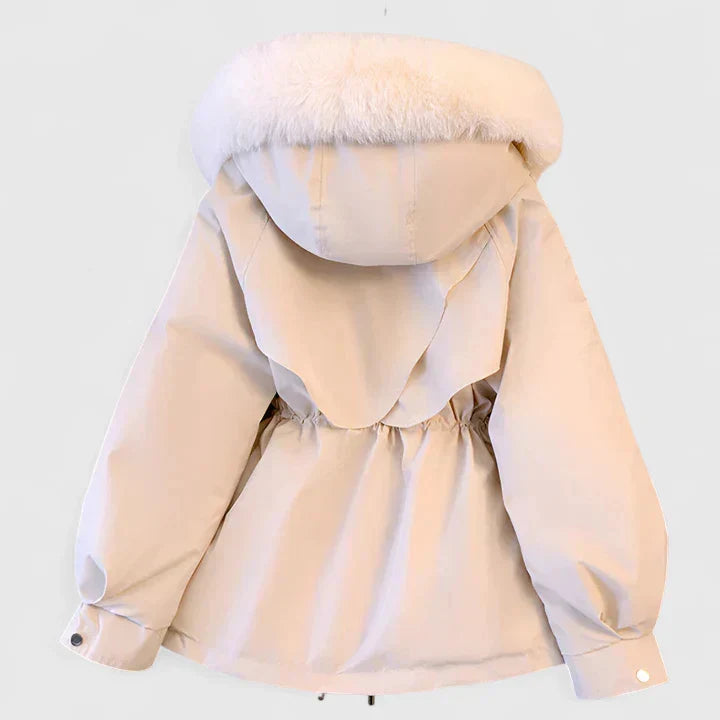 Elena | Women’s Hooded Parka Jacket | Plush Lining Zip Front Winter Wear-Pick NewYork
