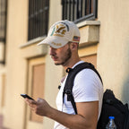 John | Men's Patriotic Baseball Cap | Eagle Embroidery Casual-Baseball Cap-Pick NewYork