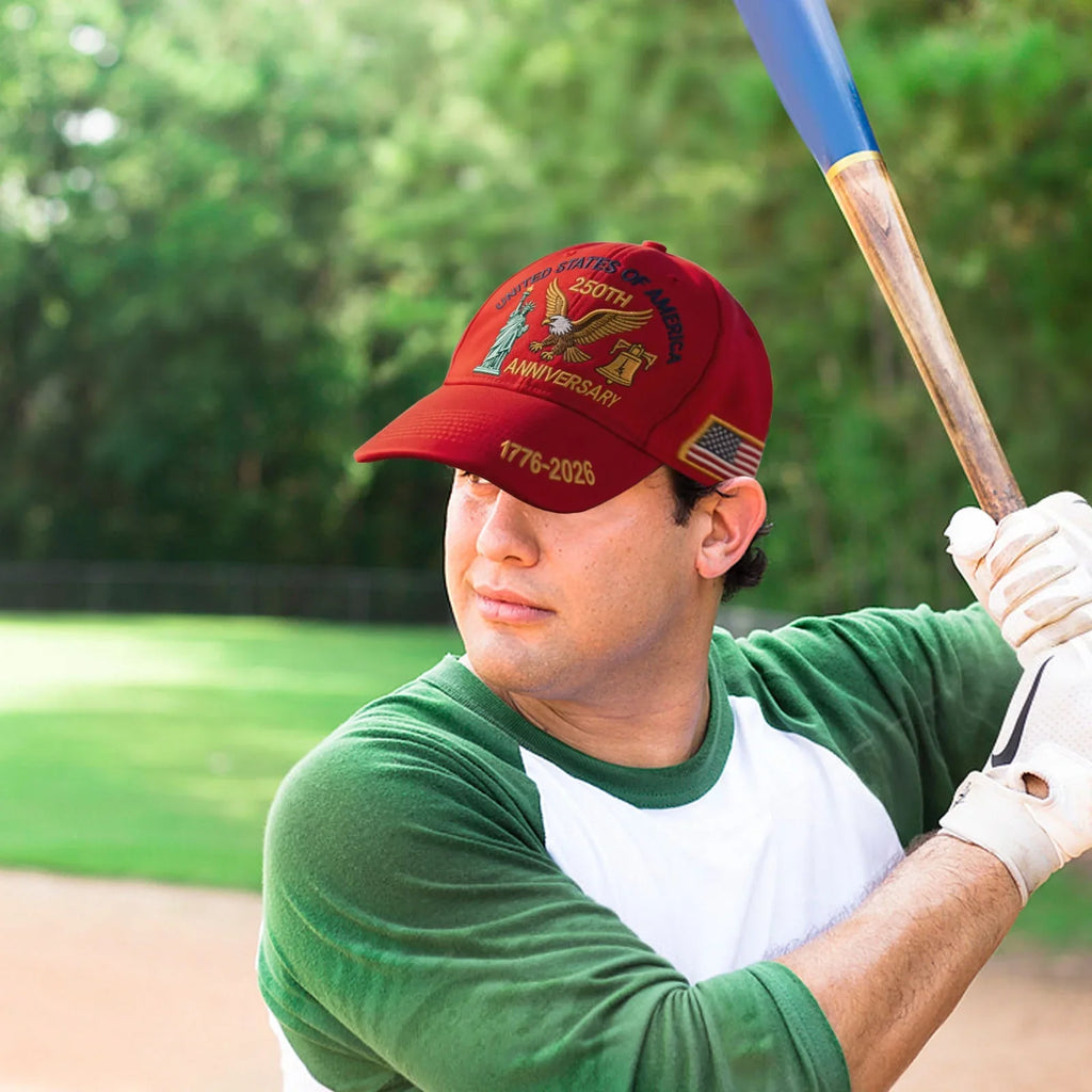 John | Men's Patriotic Baseball Cap | Eagle Embroidery Casual-Baseball Cap-Pick NewYork
