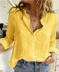 Chloe | Women's Long Sleeve Blouse | Summer Button Shirt-Women Blouse-Pick NewYork