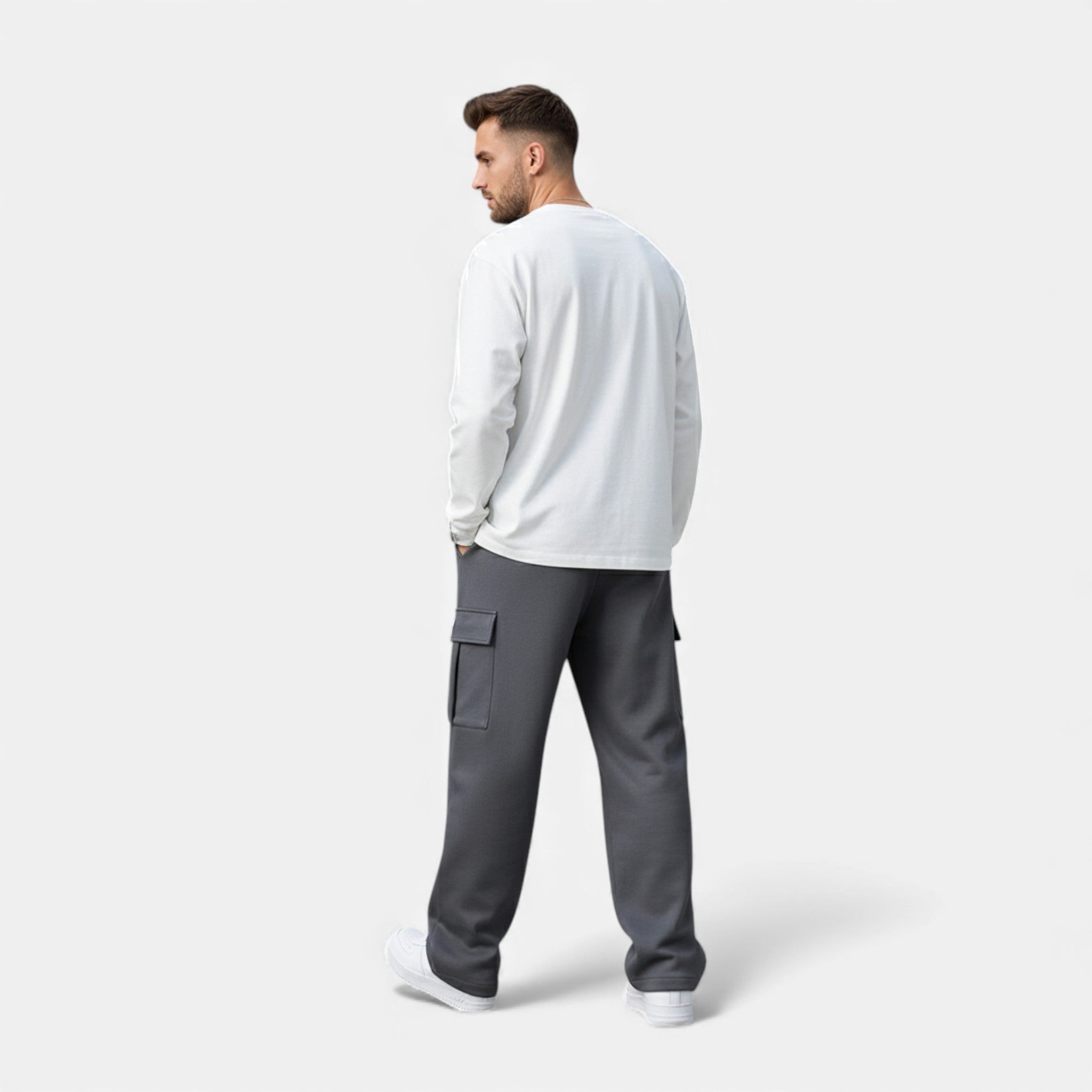 Ryder | Men's Cargo Pants | Wide Leg-Men Pants-Pick NewYork