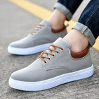 Cas | Men's Canvas Sneakers | White Sole Casual-Men Shoes-Pick NewYork
