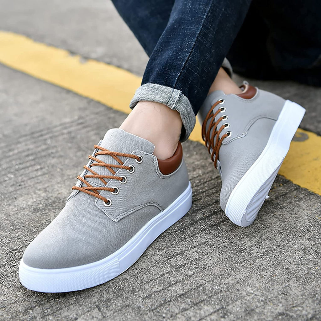 Cas | Men's Canvas Sneakers | White Sole Casual-Men Shoes-Pick NewYork