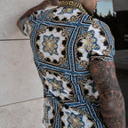 Kai | Men's Hawaiian Two Piece Set | Shirt Shorts Summer-Men Set-Pick NewYork